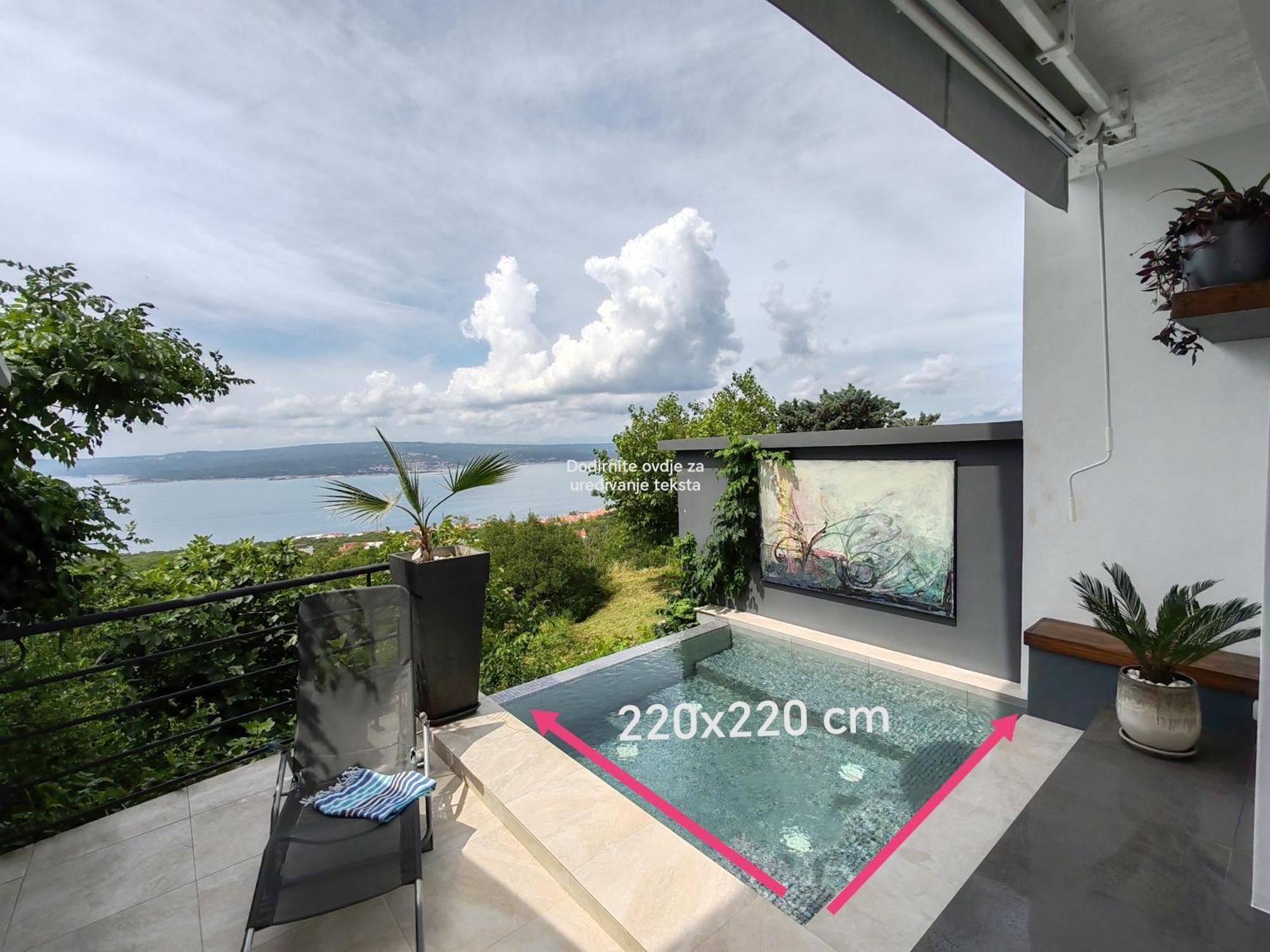 Art Gallery House With A Small Relaxing Pool Crikvenica Exterior photo